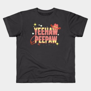 Yeehaw Peepaw Kids T-Shirt